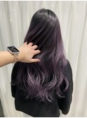 ラベンダー×バレイヤージュ