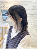 デイジー インデックスヘア 大島店(DAISY index hair)&nbsp;インナーカラー ミルクティーベージュ ホワイトベージュ