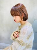 siena 丸みのあるボブ×ブラウン× 渋谷