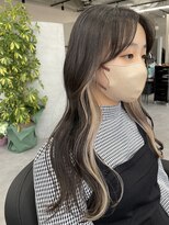 ジエクト カナウ(The Ect canow)&nbsp;インナーミルクティー　韓国風ヘア　顔周り　ベージュカラー