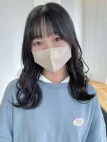 アイティーバイアルバム 藤沢店(IT by ALBUM) 前髪_グレーベージュレイヤーロング前髪パーマ_ba456341