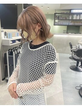 リリー(Lilley) (lilley内堀)ブリーチカラー×ケアブリーチ×透明感カラー