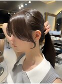 【tria/新宿/透明感/Seito】顔周り似合わせカット