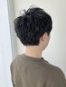 【男性限定】カット＋パーマ(束感・ニュアンスパーマ) ￥12,100→￥9,900