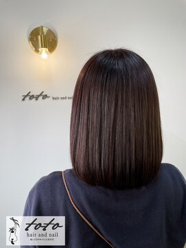 トトヘアーアンドネイル(toto hair and nail) 人気NO.1【髪質改善カラーコース】カット・メテオカラー・TR