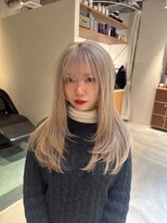 エルム 原宿 表参道(yelm)&nbsp;レイヤーカット/ベージュカラー