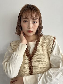 ジゼル 前橋(Giselle) ワンブリーチでオレンジブラウン♪