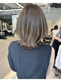レイヤーボブ　ボブ　レイヤーカット ミディアムボブ　レイヤー