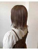 カリン ハッピーヘアライフ 長吉長原店(carin happyhairlife)&nbsp;大人可愛いミディアム×赤み消しカラー