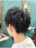 メンズパーマカット！