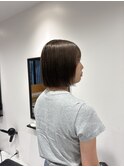 切りっぱなしボブ