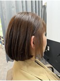 ベージュイヤリング