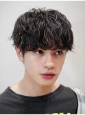 ツイストスパイラル前下がりマッシュ