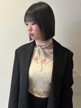 ニコフクオカヘアーメイク(NIKO Fukuoka Hair Make) [NIKO]ボブ/福岡ボブ/黒髪ボブ