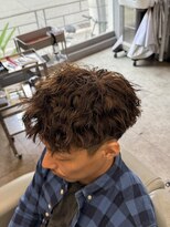 ノイセル 西本町(Noisyle)&nbsp;MEN’S HAIR/波巻ツイストスパイラル/フェザーパーマ/本町y