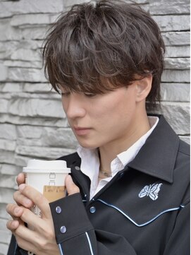 ゴールド 大阪 梅田店(GOALD) ワンカールラウンドマッシュシャドーパーマ