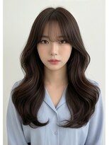 アース 大曽根店(HAIR&MAKE EARTH) 20代30代◎冬の暗めカラー×ハッシュカットで小顔美人