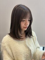 エスデザイン(es design)&nbsp;顔まわりレイヤー×イルミナカラー×グレージュ