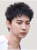大阪梅田スパイキーショートルーズショートフェザーショート◆