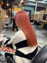 チャプター 問屋町(chapter)&nbsp;髪質改善ペールオレンジケアブリーチダブルカラー韓国ヘア