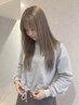 【大人女子が選ぶ*カラー】ブリーチなしダブルカラー+髪質改善*泡エステ￥8900