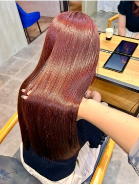 コビーバイジーナ 梅田茶屋町(Coby by Zina) 髪質改善トリートメント*レッドカラー【hina】