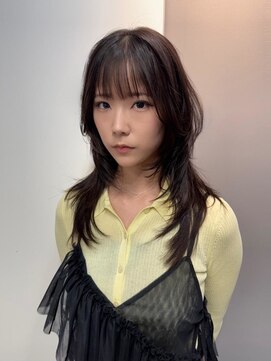 パドバイレイム(pado by LAME) クラゲヘアミルクティーグレージュショートカット前下がりボブ