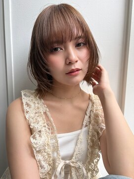 サロンドミルク 新百合ヶ丘店(salon de MiLK) ブリーチありベージュカラー