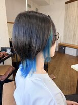 ヘアリゾート リノ(Hair resort Lino)&nbsp;ウルフカット+派手髪インナー