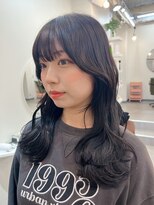 hyon myon/RISEbyREVO 綾瀬店【ヒョンミョン】&nbsp;ハッシュカット/デザインカラー/グレージュ[綾瀬駅/韓国ヘア]