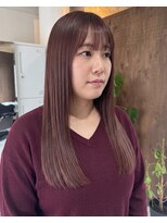 零秒女髪 千里丘店&nbsp;上品な大人女性の艶カラー＆髪質改善ストレート艶髪美髪艶感