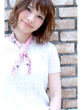 ミラバイグリーン(Mira by green) "Loose Bob"×【cinnamon beige】#2