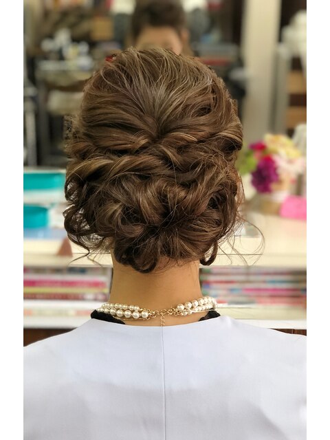 結婚式ヘアーセット