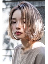 エース (ACE)&nbsp;ACE シルキーベージュ×ゆるふわ可愛いボブ