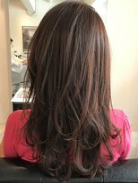 ベルベットオンザビーチ 表参道 原宿(Velvet on the Beach)&nbsp;低温デジタルパーマ_かき上げヘア