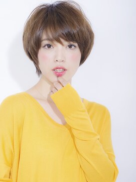 ムルチュラカメアリ(muruchura KAMEARI) モカベージュのふんわりマッシュショート