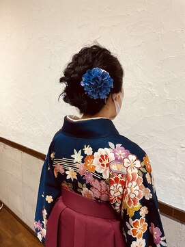 エージー ヘアー フジガオカ(A.G hair FUZIGAOKA) 編み込み袴スタイル！