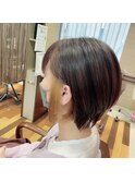 インナーカラーショートボブ