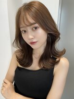 アリュウル 表参道 青山(Allure)&nbsp;表参道小顔前髪カット韓国ヘア＊薄め前髪シースルーバング