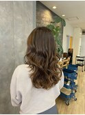 20代30代40代ナチュラルハイライト立体感アッシュベージュ