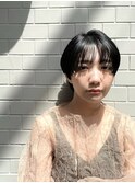 【tila　style】黒髪マッシュショート