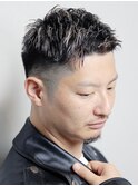 波巻き/マッシュパーマ/ウルフ/ハイライト<理容室>千葉/メンズ