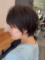 ビューエヒメ(VIEW EHIME)&nbsp;大人ラフウェーブ20代30代40代ボブブラウンスウィングショート