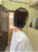 グレージュカラーミルクティーカラーインナーカラーダブルカラー