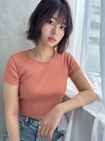 ソヨン 上挙母店(SOYON)&nbsp;パツっとミディアム シースルーバング