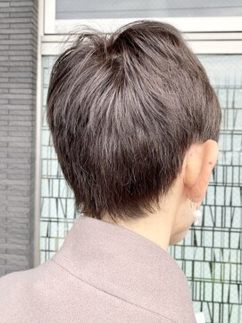 フレイムスヘアデザイン(FRAMES hair design) ミニマムショート×イルミナグレージュ