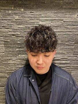 ヒロギンザ 恵比寿店(HIRO GINZA) ツーブロックビジネスショートフェードスパイラルツイストパーマ