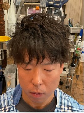 南国ハワイアンサロン チドリ(Chidori) ツーブロック カジュアルパーマ