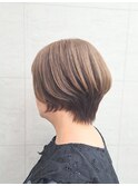 アンブレラカラー×ミルクティーベージュ