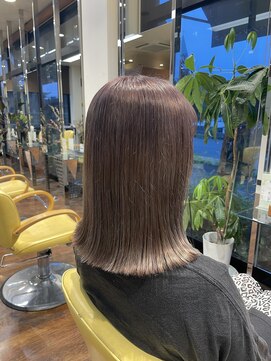 ネバーランド 平成店(NEVER LAND) ハイトーン/ダブルカラー/グレージュ